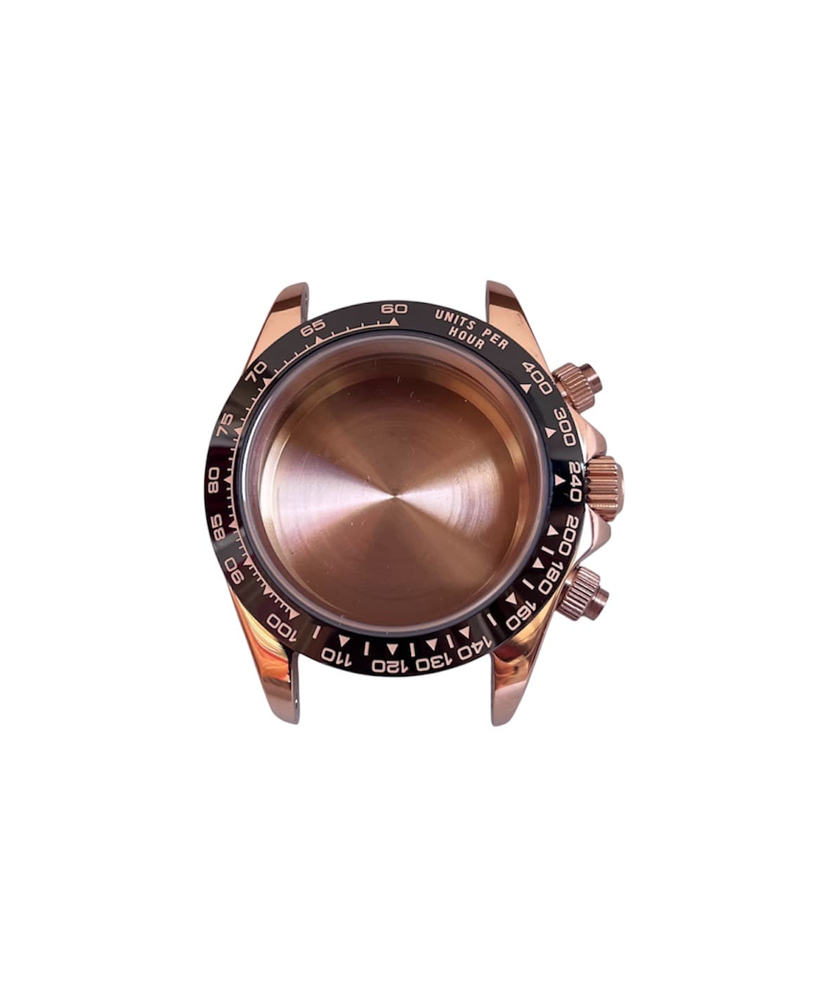 Rose gold-tone case