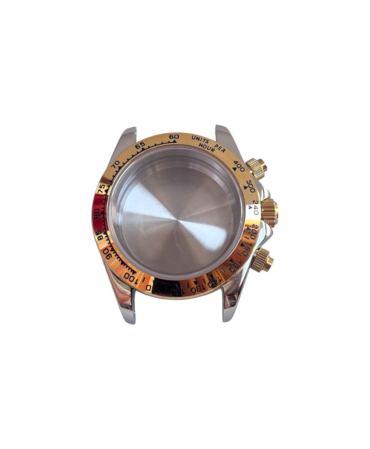 Two-tone gold-tone case